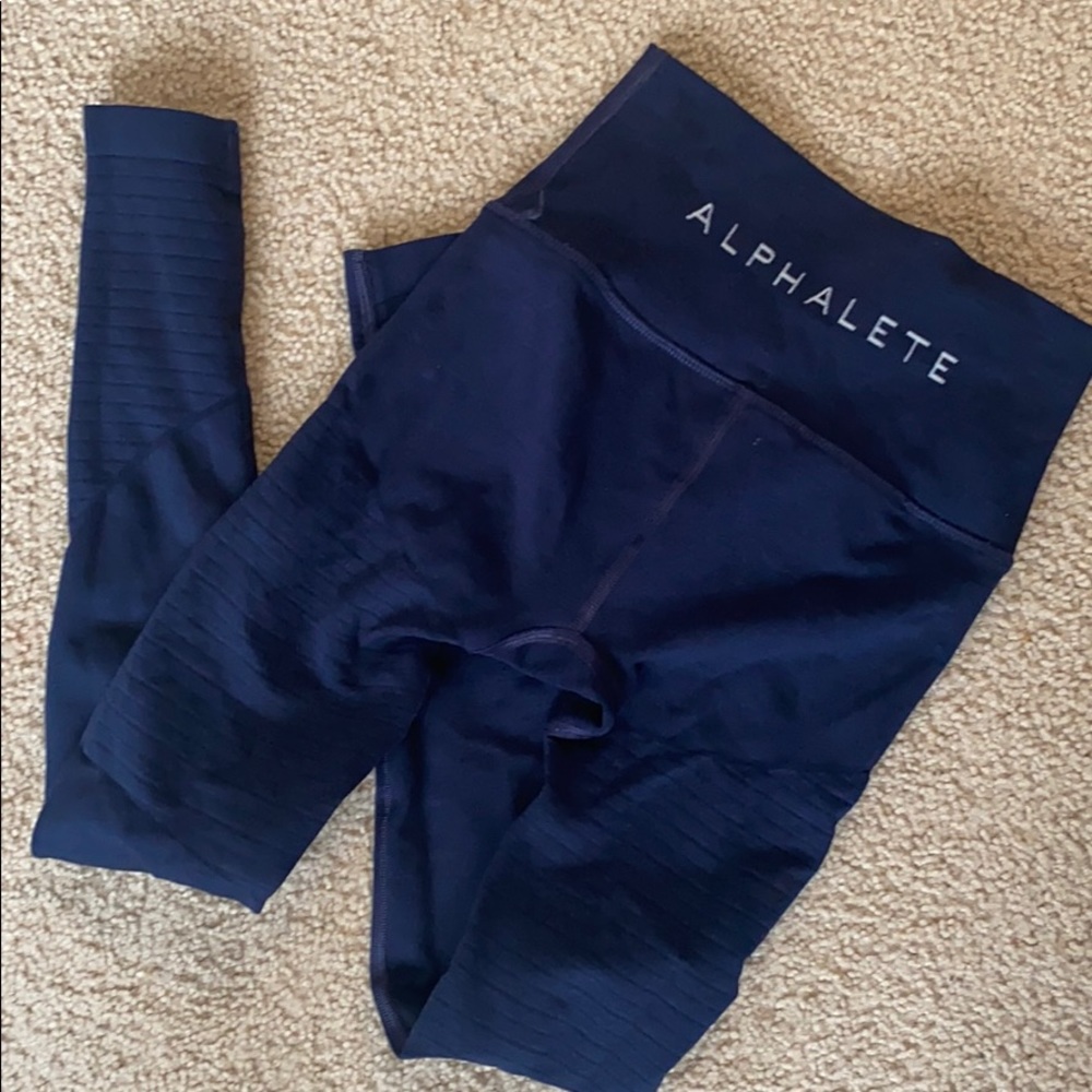 Alphalete Navy Blue OG revival leggings